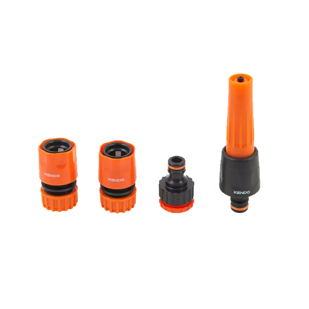 Pistola y conectores para manguera 4 pzs  