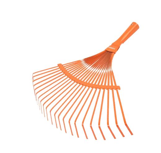 Rastrillo escobeta metalico 22t c/cabo  