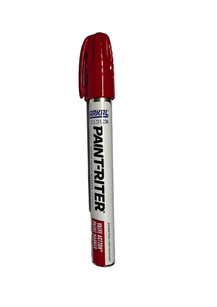 Marcador para metal rojo 
