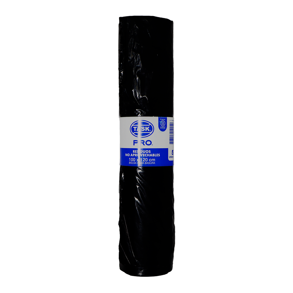 Bolsa para basura tonel rollo 100x120 - 5u