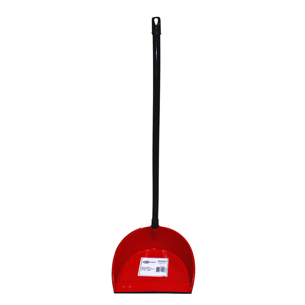 Recogedor de basura rojo