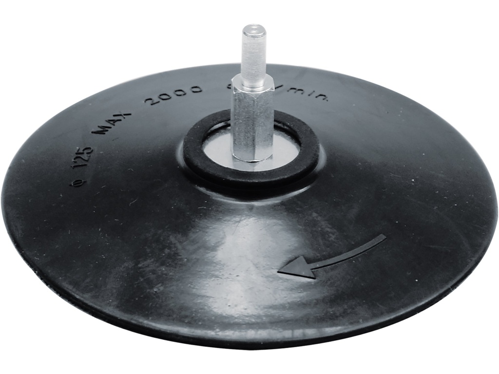 Disco de goma para barreno 5"  