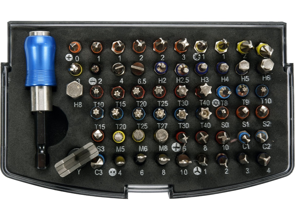 Puntas y copas mixtas para barreno 59 pcs  