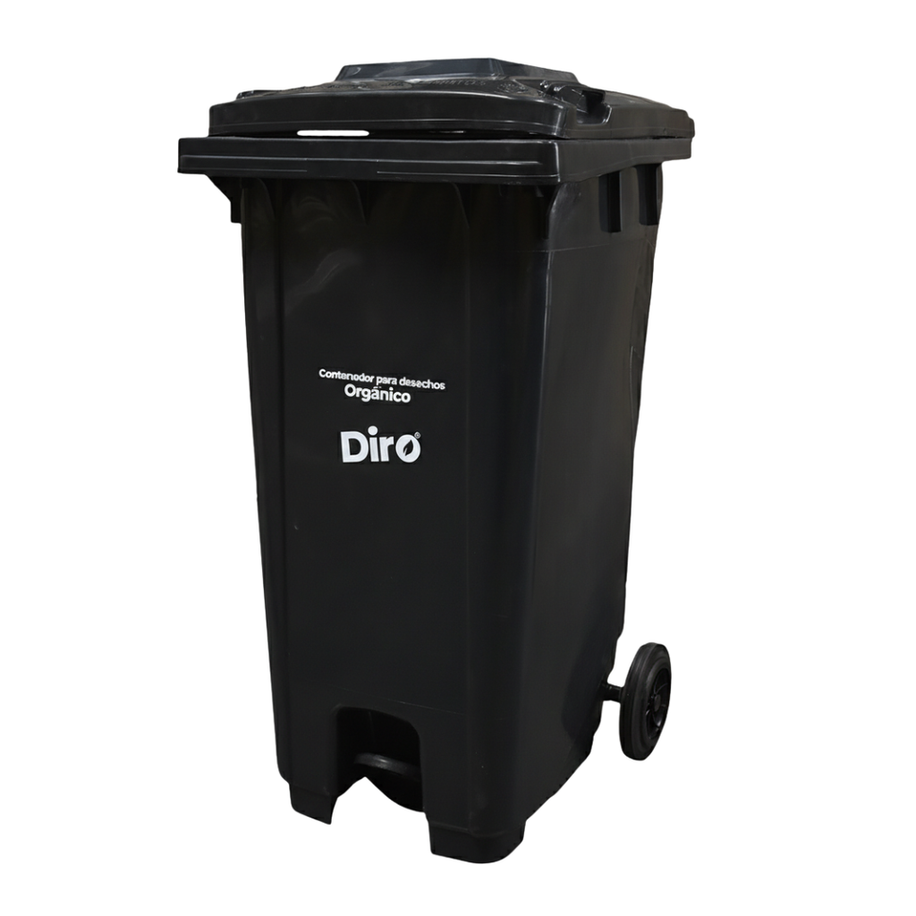 BASURERO GRIS CON PEDAL 240 Lts DIRO DRB-2402