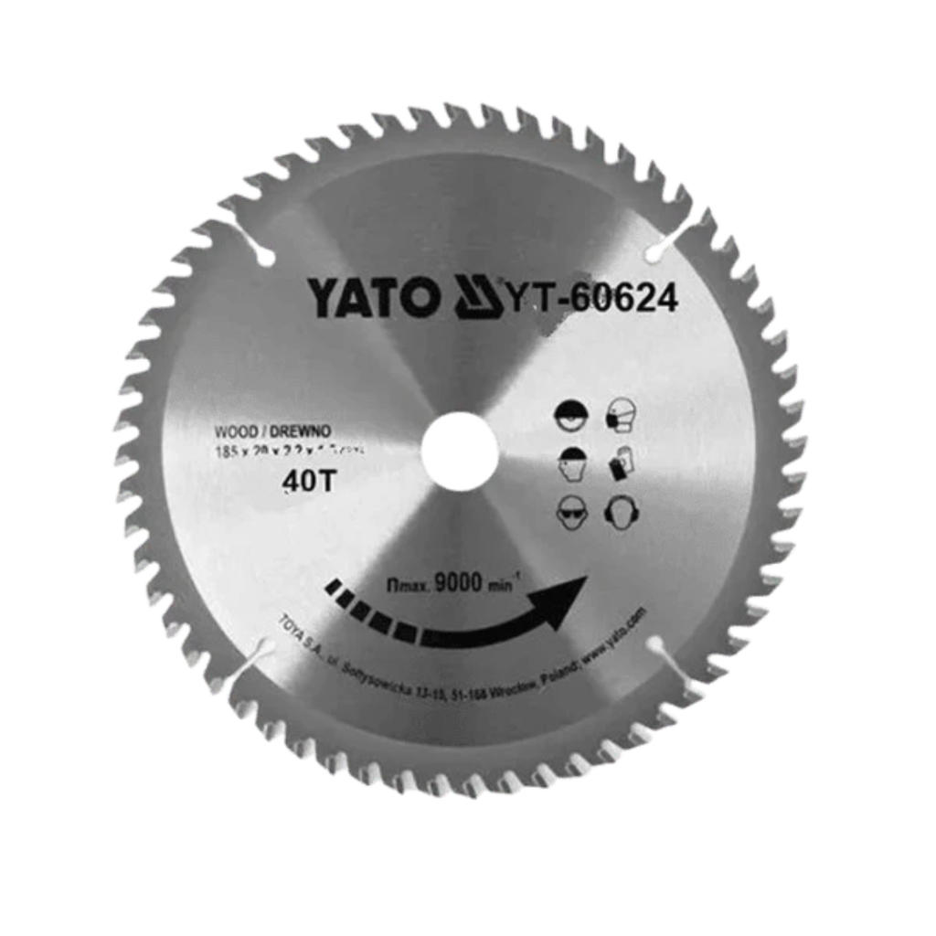 Disco de Sierra Circular para Madera 185x40Tx30mm 