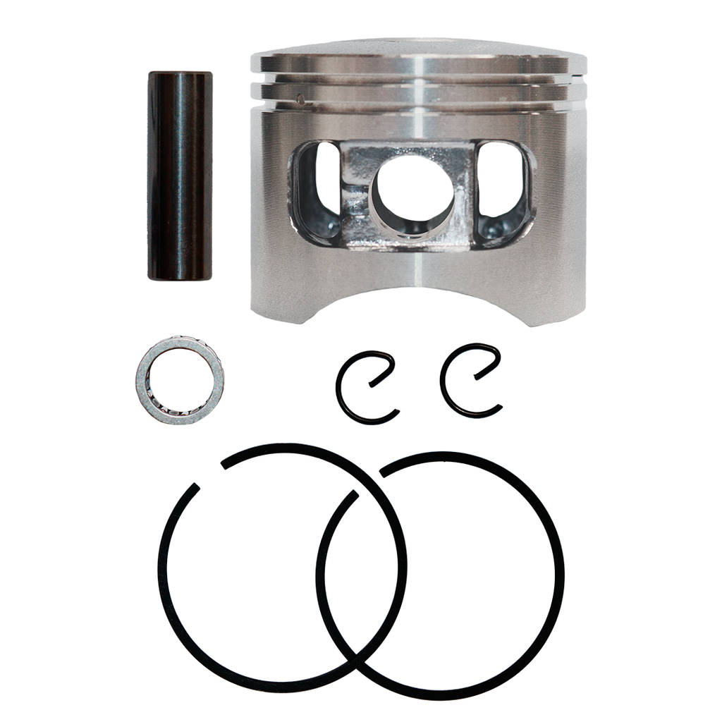 Juego de pistón con anillos, seguros, cojinete de agujas, para chapeadora de 42.7 cc 