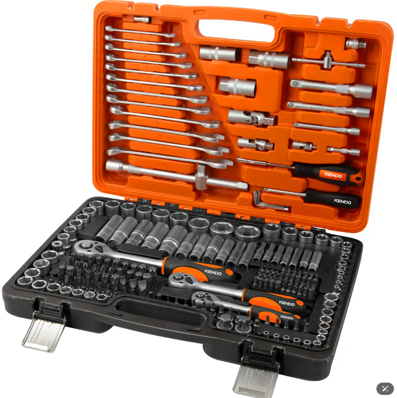 Juego de ratchet y copas 216 pcs 