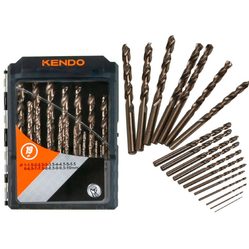 Brocas HSS - CO, 19 pcs