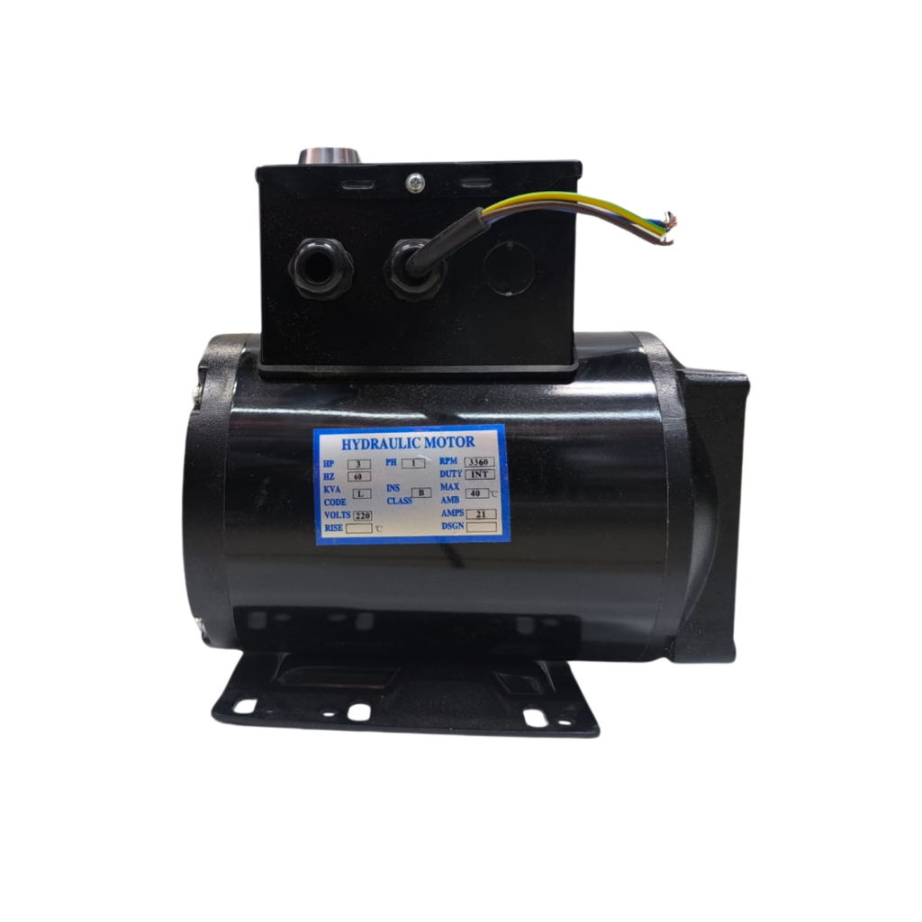 Motor con panel y monofasico