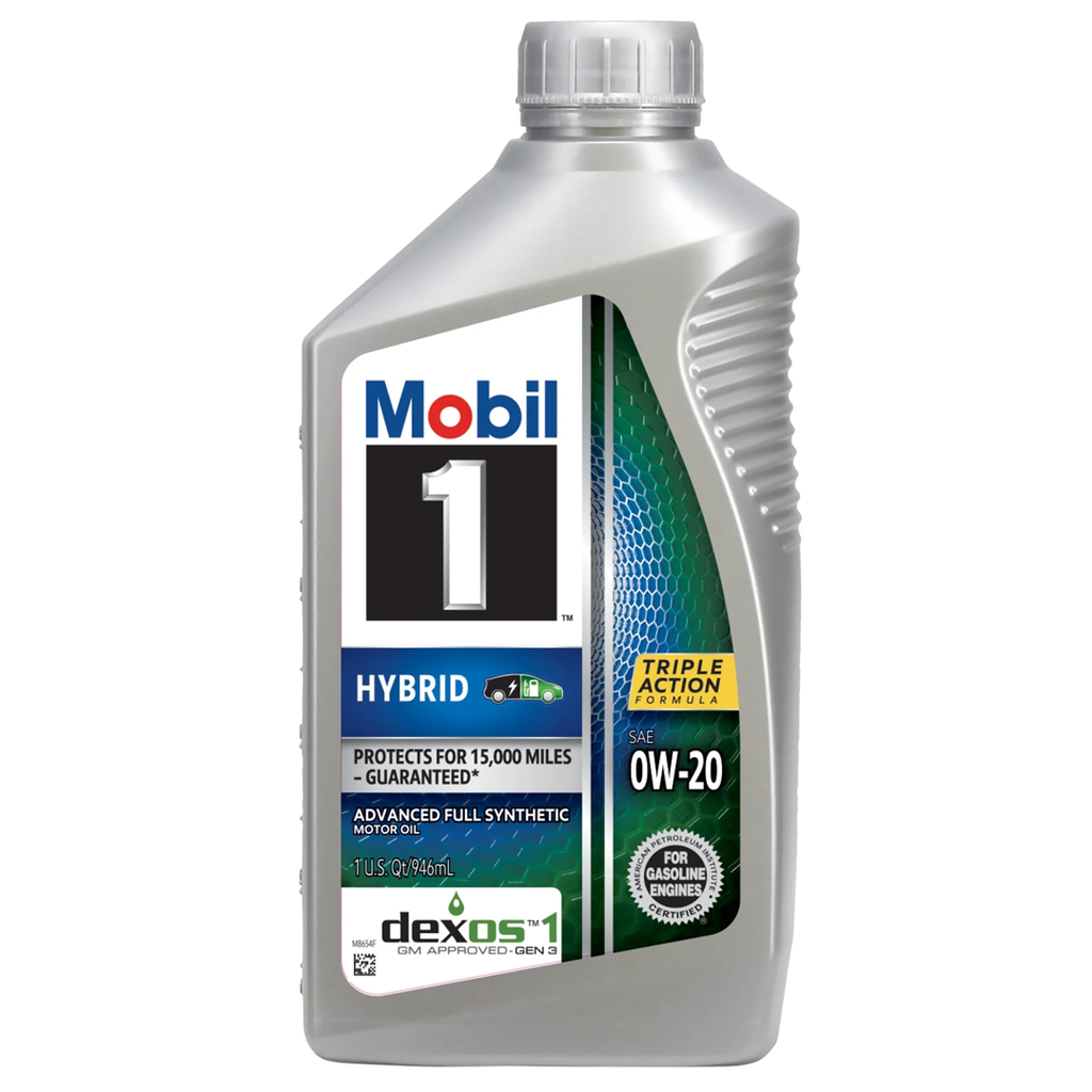 Aceite Mobil 1 para motores a gasolina HYBRID 0W-20 pvl