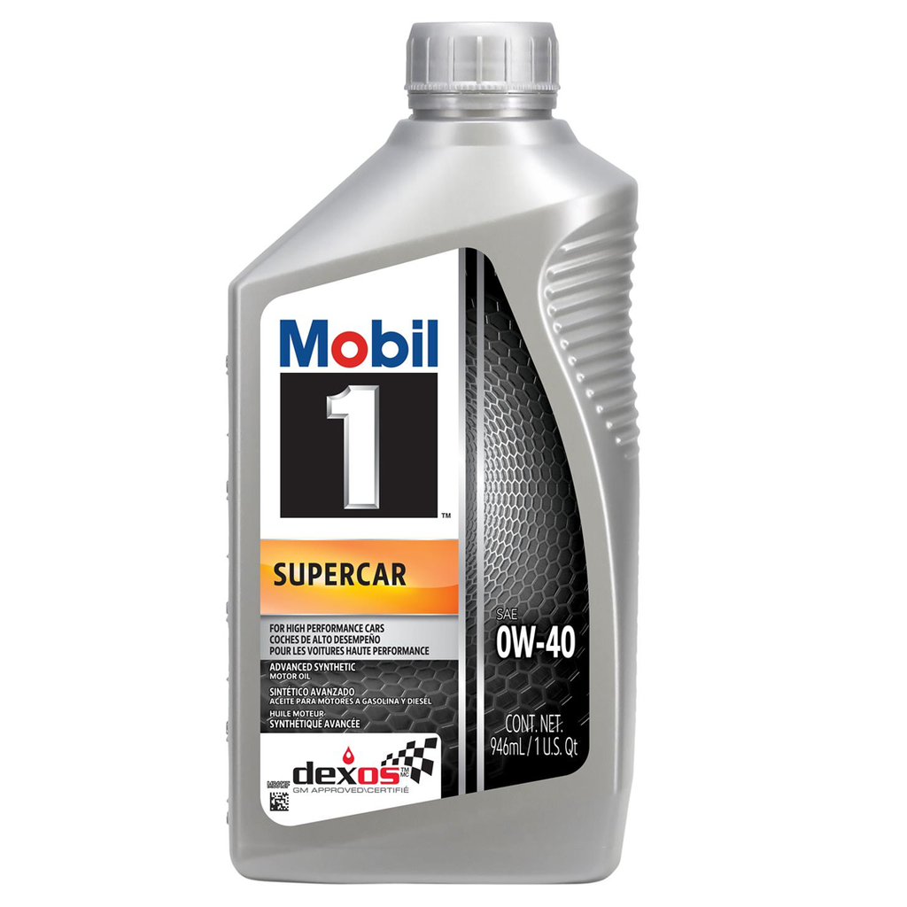 Aceite Mobil 1 para motores a gasolina SUPERCAR 0W-40 pvl