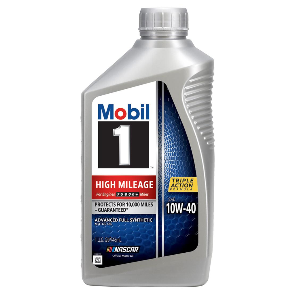 Aceite Mobil 1 para motores a gasolina High Mileage 10W-40 pvl