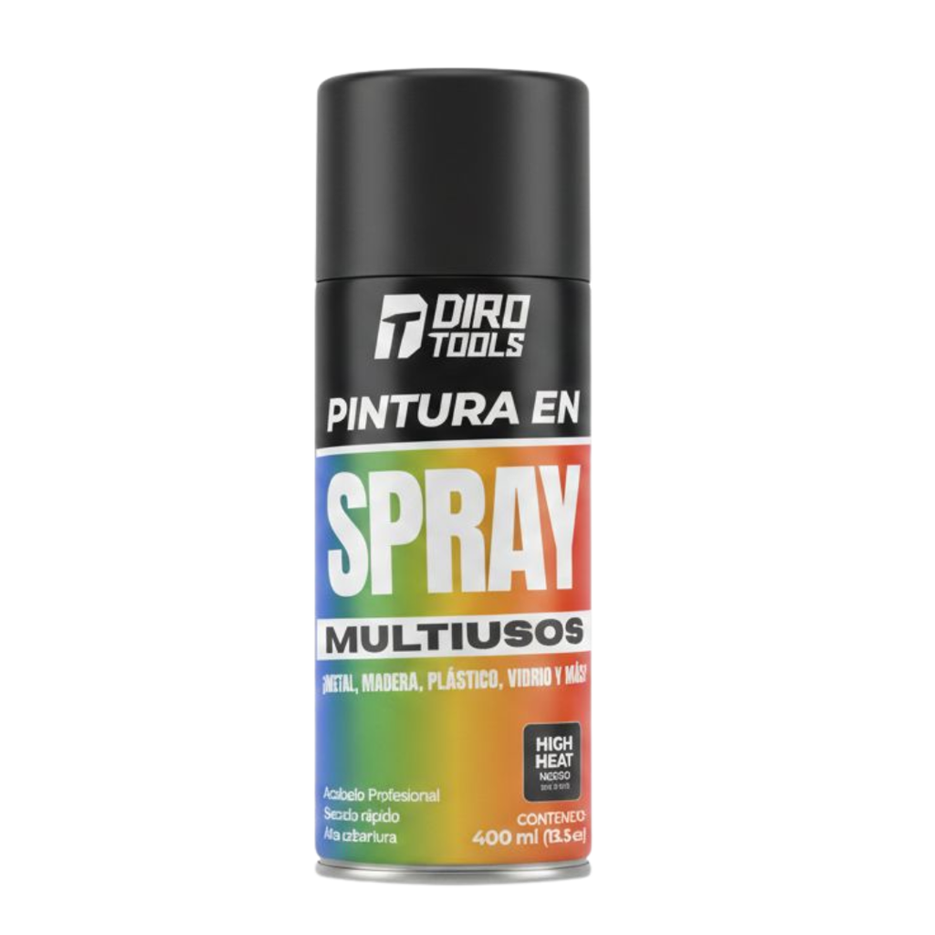 Pintura en Spray alta temperatura 