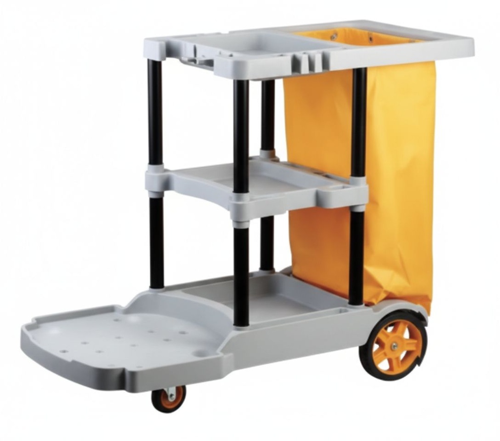 Carro Hotelero para limpieza, Gris