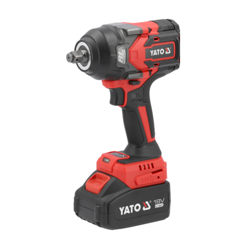 Pistola de impacto inalambrica brushless 1/2 1200nm 4ah 