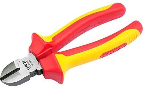 Alicate corta diagonal aislado dve 7" 