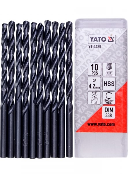 Broca hss 3/16 10 pzs 