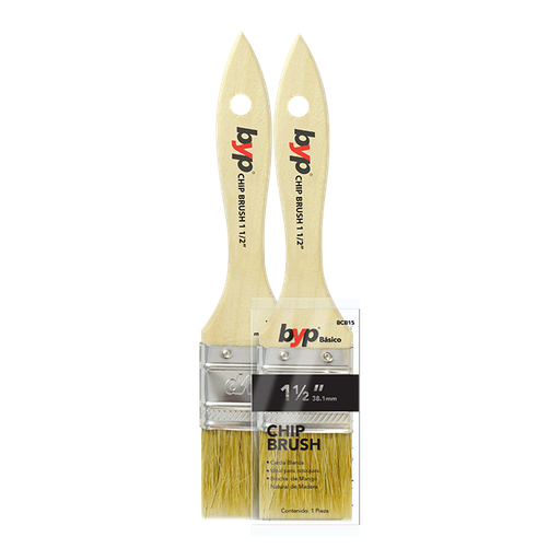 Brocha chip brush 1500 1 1/2 mango madera 