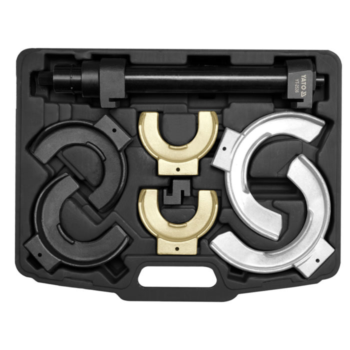 Comprimidor de resortes con base 7 pzs 