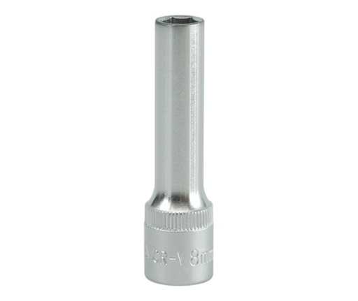 Copa larga hexagonal8mm 3/8" 6 pt crv 