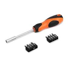 Desarmador puntas intercambiables 9 pzs  