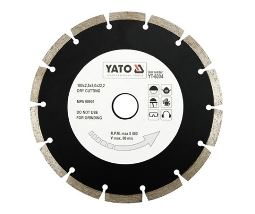 Disco diamante segmentado 7" 