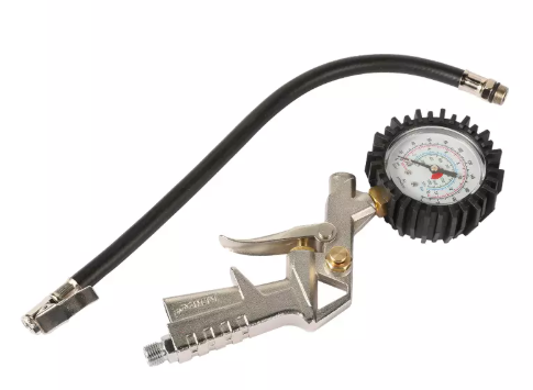 Inflador con manometro  