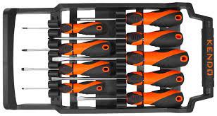 Juego desarmadores 9 pzs castigadera y philips 