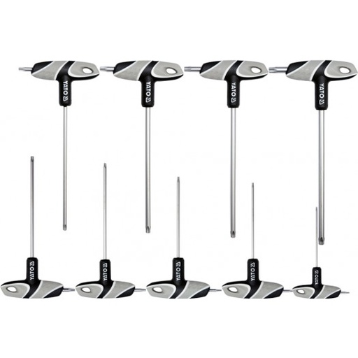 Juego llaves torx hembra t10-t50 set 9 pzs 