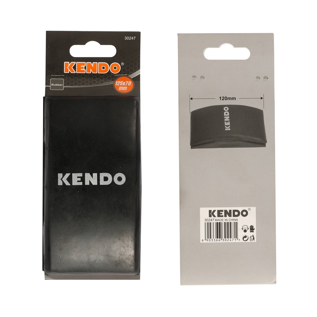 Lijadora manual de goma 125 x 70mm 