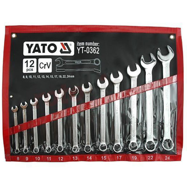 Llaves cola corona set 12 pzs 8-24mm 