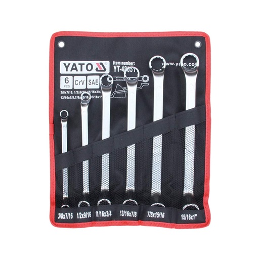 Llaves doble corona 6pzs 3/8-1" 