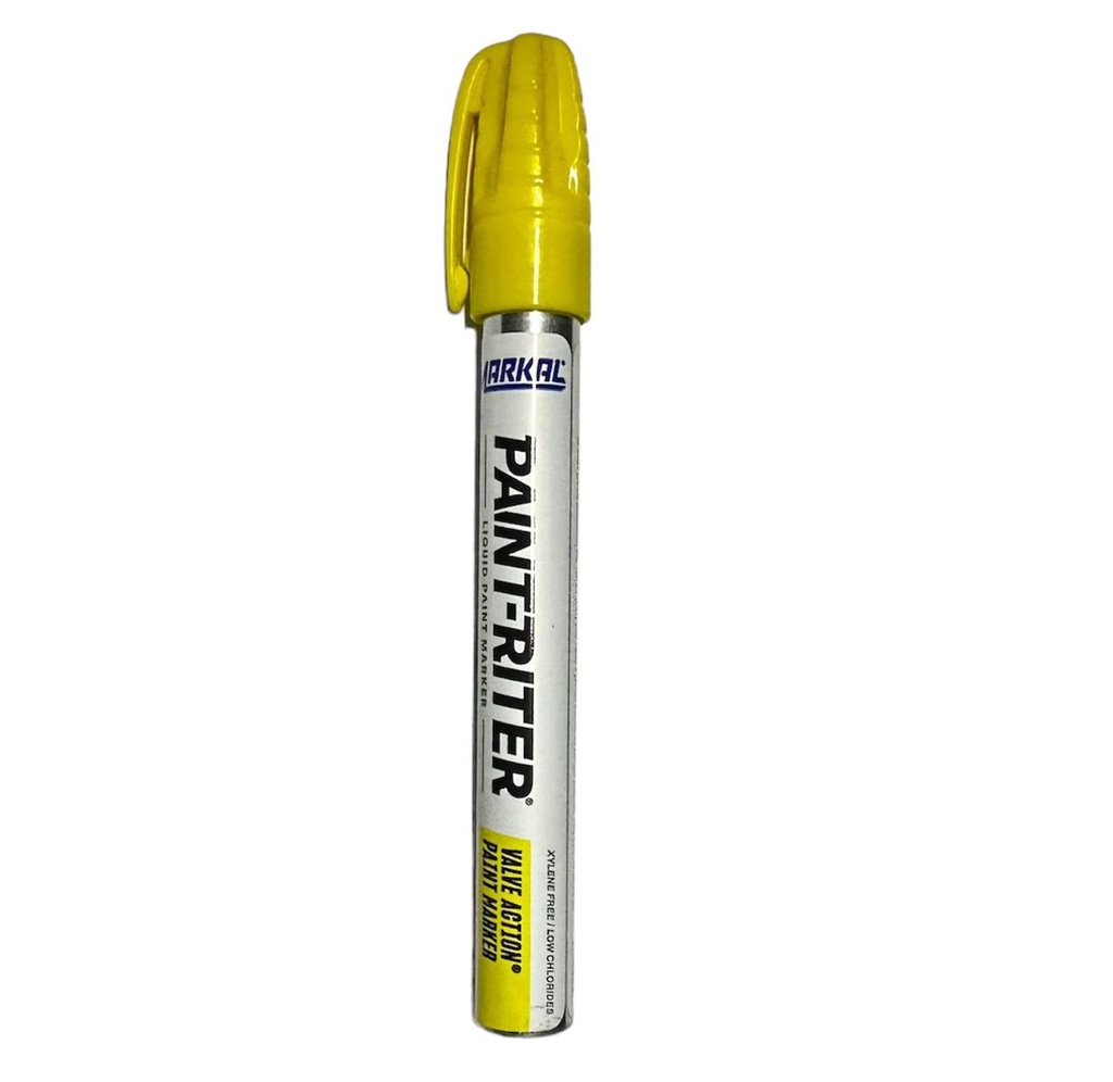 MARCADOR P/METAL COLOR AMARILLO; MARCA: MARKAL