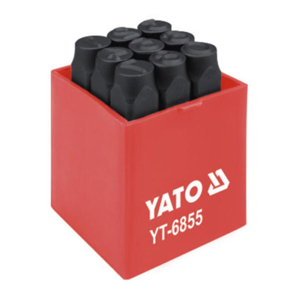 Numeros de golpe 8 mm 9 pzs. 