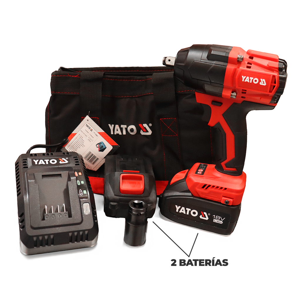 Pistola de impacto inalambrica brushless 1/2 850nm 4ah 