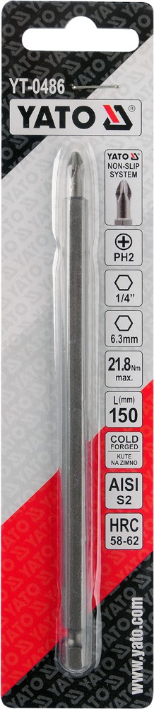 Punta para barreno ph2 x 8" 