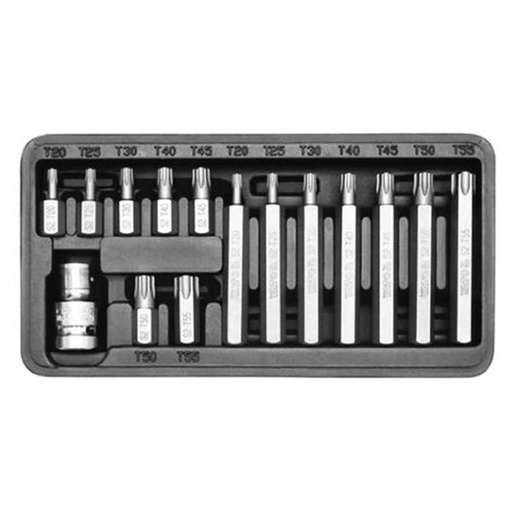 Puntas torx 15 pzs 