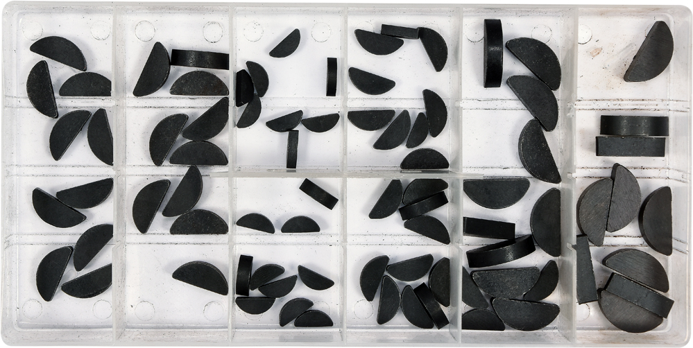 Seguro media luna caja 80 pzs 