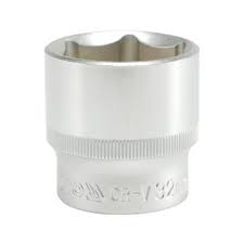 Copa hexagonal corta 32mm 1/2" 6pt 