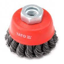 Cepillo de copa circular alambre trenzado 3 