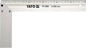 Escuadra cuerpo de aluminio 10" 