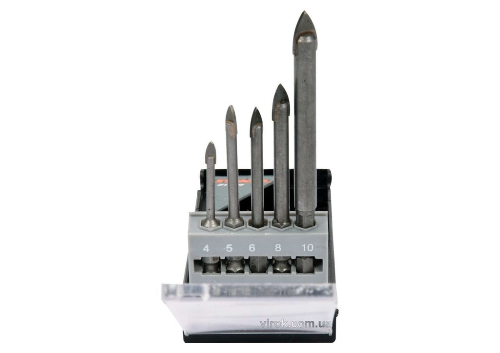 Juego de brocas para vidrio y ceramica 