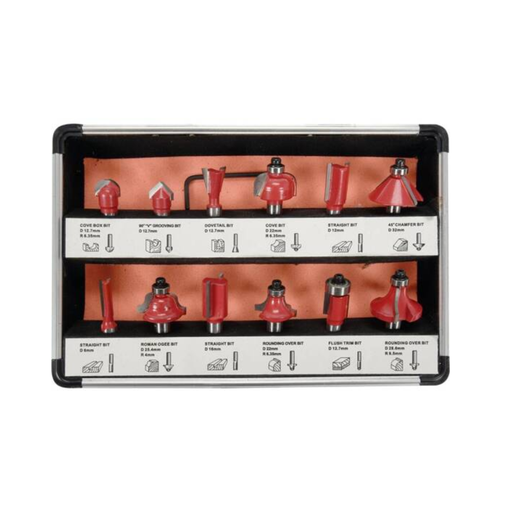 Brocas para router 12 pcs 