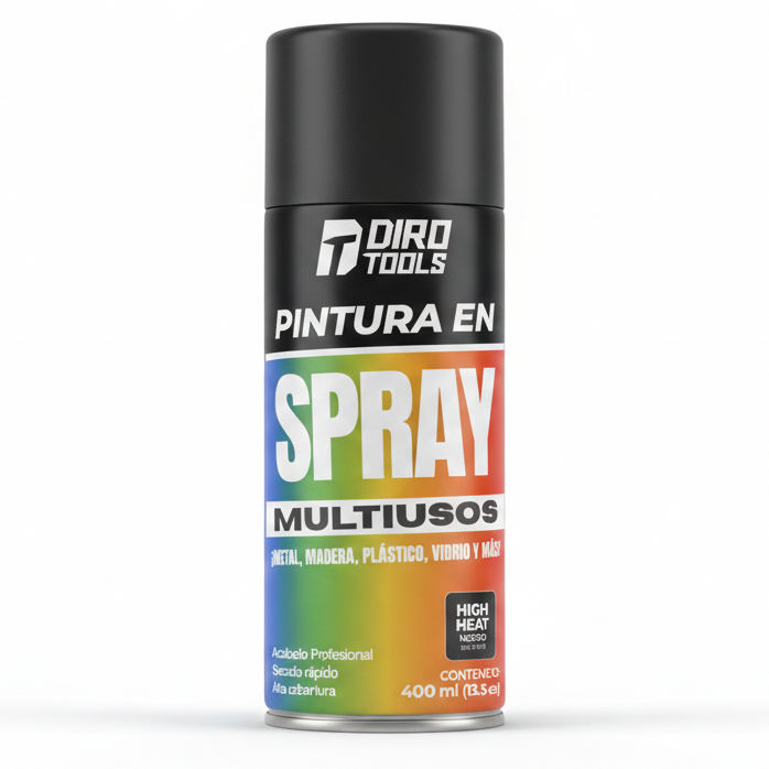 Pintura en Spray alta temperatura 