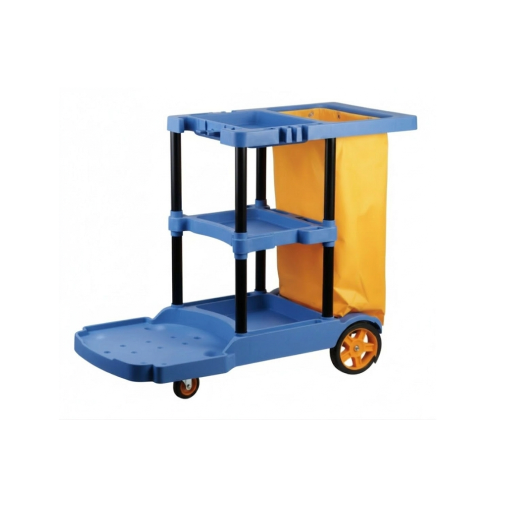 Carro Hotelero para limpieza Azul